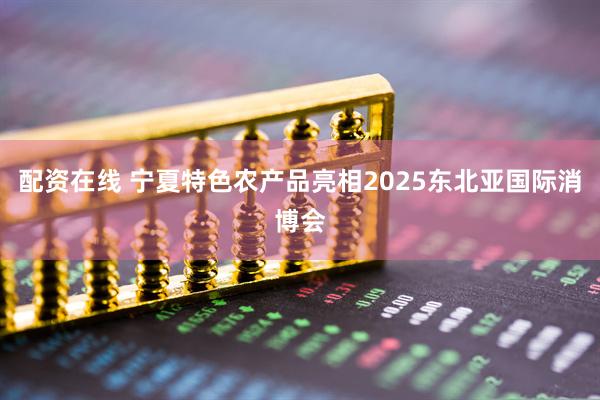 配资在线 宁夏特色农产品亮相2025东北亚国际消博会